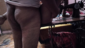 Desi Bhabhi Gets Drilled By Uncle While Sewing