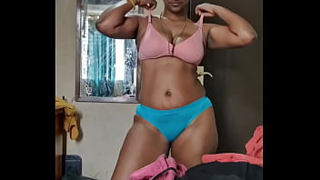 Monica’s Petite Tamil Curves Unveiled As She Strips Bare