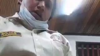 Naughty Nurse On Patrol Slips Fingers Into Dripping Wet Slit