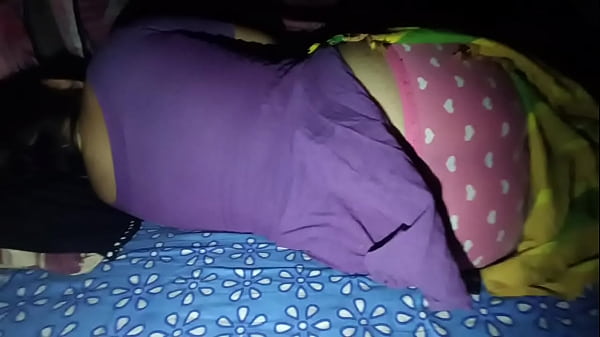 Plump Desi Housewife’s Curvy Backside While She’s Asleep