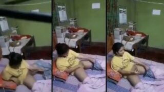 Bangladeshi Boyfriend Gets A Steamy Video Call Show From His Hostel Girl