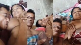 Naughty Hubby And His Busty Wife Film Their Steamy Countryside Romp