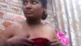 Peeling Off The Village Blouse In A Sultry Striptease