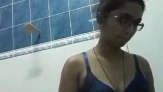 Tamil Nurse Strips And Fingers Her Hairy Pussy