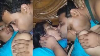 Brother-in-law Hungrily Sucks His Sister-in-law’s Tender Tits In Steamy Bangladeshi Sex Tape