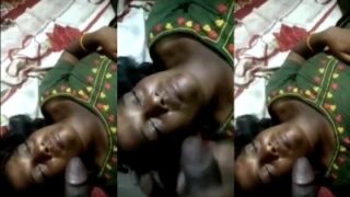Desperate Tamil Maid Swallows Her Lover’s Thick Indian Seed