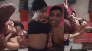 Horny Boyfriend Films Himself Pounding His Girlfriend’s Tight Body In Steamy Indian Sex Tape