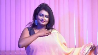 Sultry Sucharita’s Nude Saree Strip Tease Video