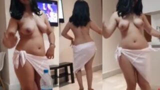Sultry Temptress Strips Down For A Steamy Bollywood Dance