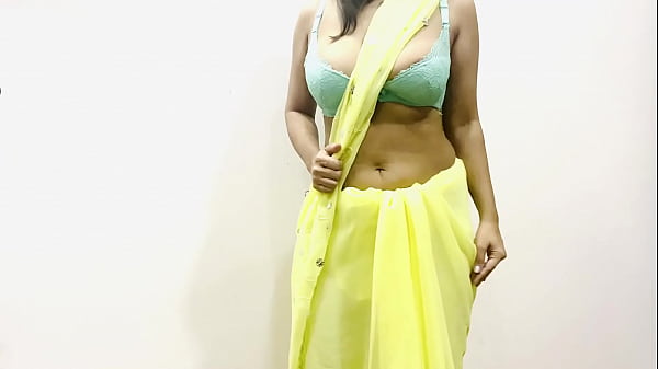 Trailer – Busty Indian Bhabhi Seduces In A Sultry Yellow Saree