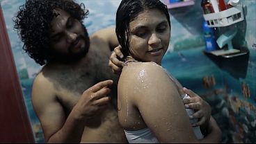 Indian Step Sister Gets Wet And Wild In The Bath, A Steamy Forbidden Romance