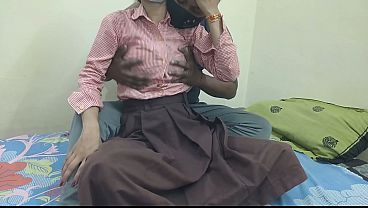 Indian College Ki Sexy Student Apne Boyfriend Ke Saath Room Mein Chudai Ka Maza Le Rahi Hai