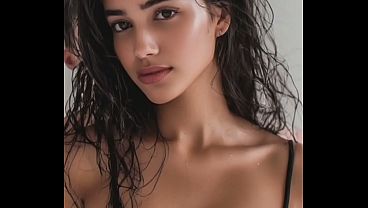 Satin-clad Ai Seductress, Desi Bollywood Tease, Hot Hindi Softcore Fantasy.